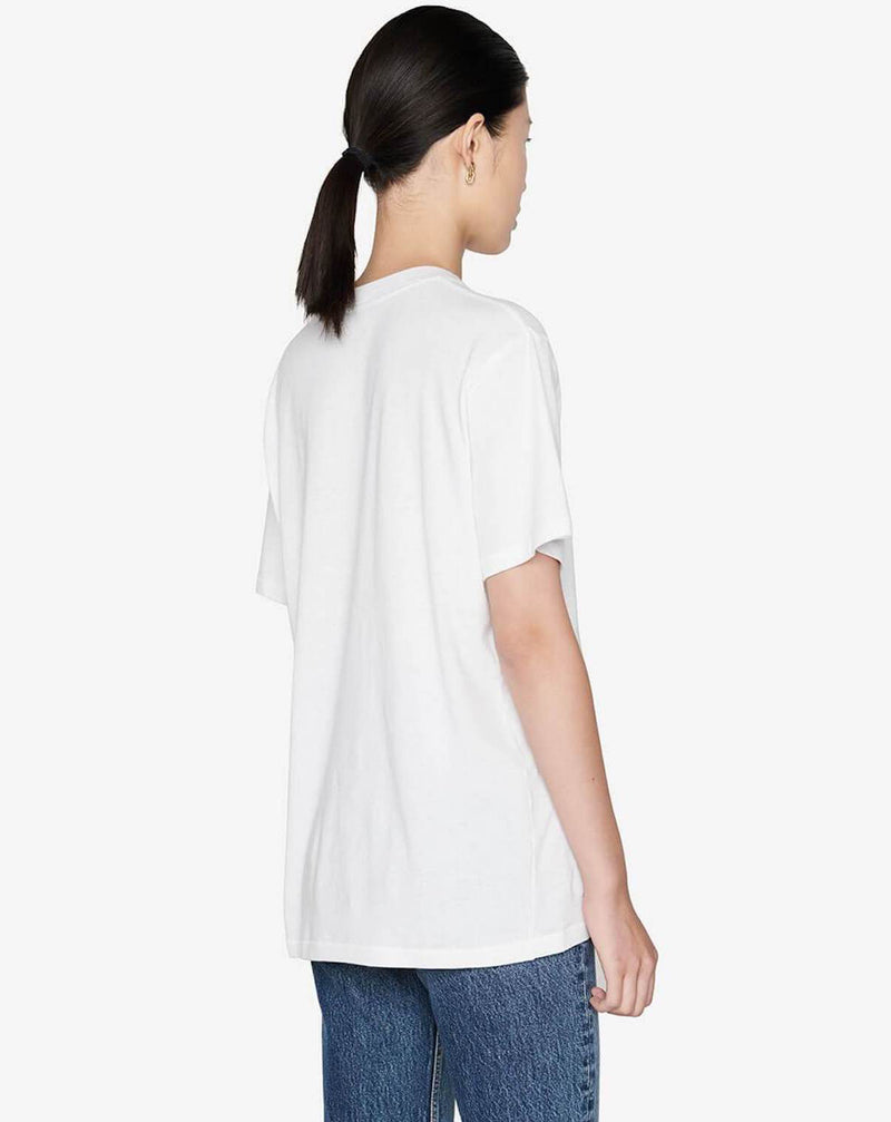 Anine Bing Lili Tee Burnout T-Shirt White - 100% Sisters Concept Store