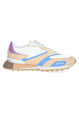 Rush Gr2 Low Wom Sneakers Nylon Suede Cream Avio