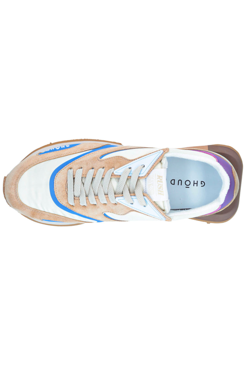 Rush Gr2 Low Wom Sneakers Nylon Suede Cream Avio