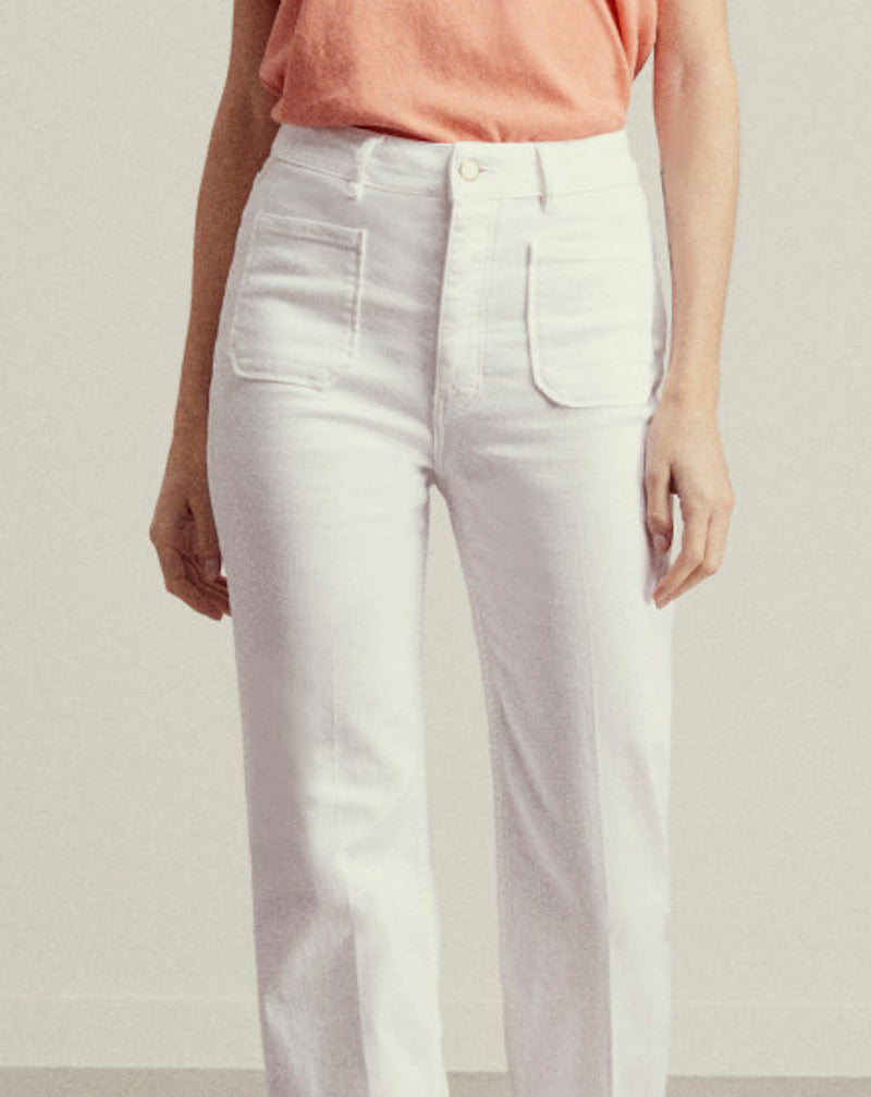 Piper Pants Jeans Denim White
