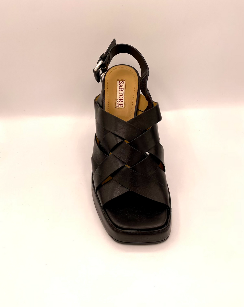 SR412804 Frassino Sandal Black