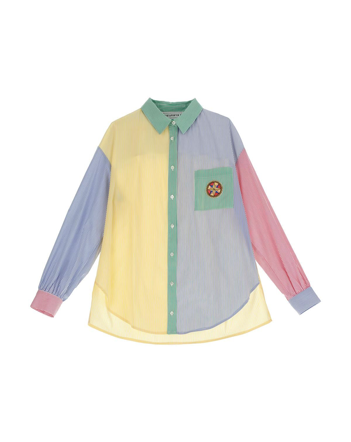 SH2722 Chemise Pop Multicolore