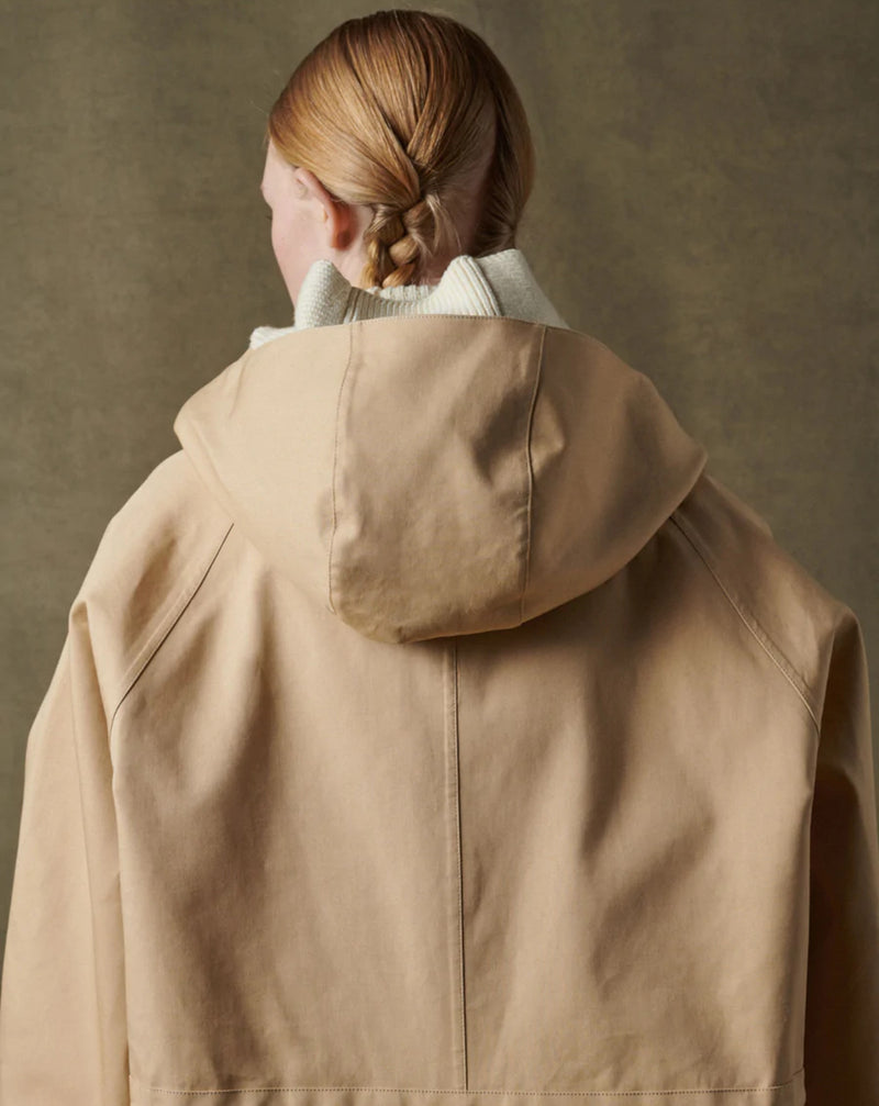 Seattle Coat Beige Ecru
