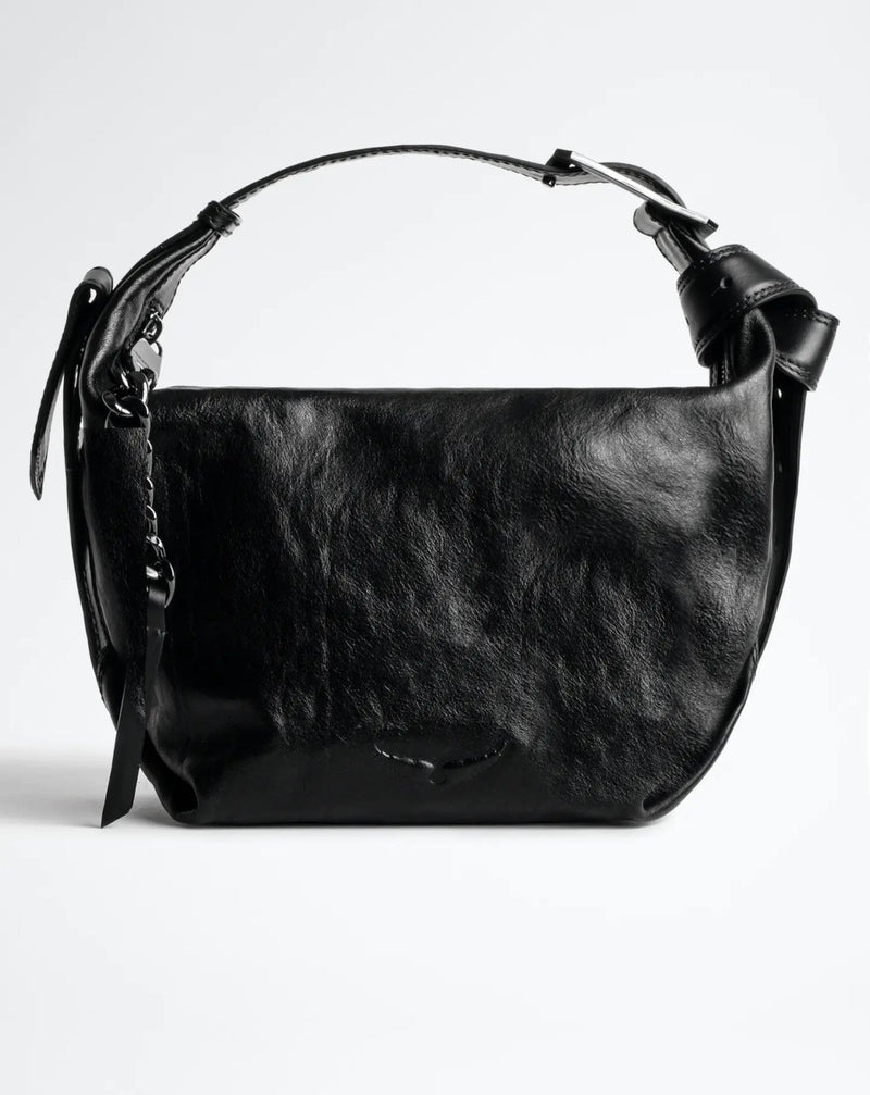 Le Cecilia Vegetable Leather Bag Black