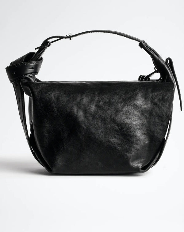 Le Cecilia Vegetable Leather Bag Black