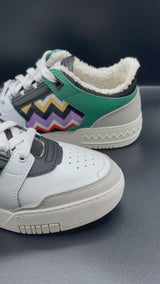 Basket Low Sneakers White Green